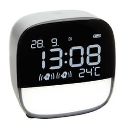 TFA-Dostmann 60.2034.02 réveille-matin Réveil numérique Blanc