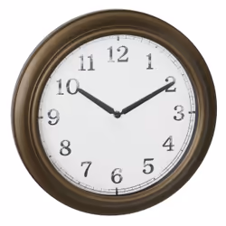 TFA-Dostmann 60.3066.53 Horloge murale et de table Horloge à quartz Rond Laiton
