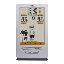 TFA-Dostmann Weather Jack Argent Batterie