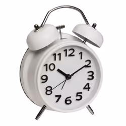 TFA-Dostmann 60.1040.02 réveille-matin Réveil à quartz Blanc