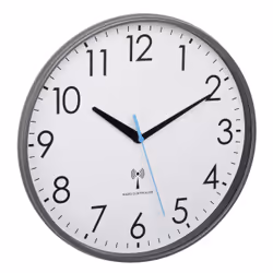 TFA-Dostmann 60.3549.10, Mur, Horloge analogique, Rond, Gris, Plastique, Adultes