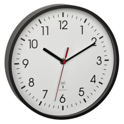 TFA-Dostmann 60.3550.01 Horloge murale et de table Horloge analogique Rond Noir
