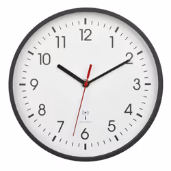 TFA-Dostmann 60.3550.01 Horloge murale et de table Horloge analogique Rond Noir