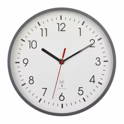 TFA-Dostmann 60.3550.10 Horloge murale et de table Horloge analogique Rond Gris