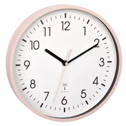 TFA-Dostmann 60.3550.16, Mur, Horloge analogique, Rond, Rose, Plastique, Verre