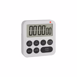 TFA DOSTMANN MINUTEUR NUMÉRIQUE AVEC CHRONOMÈTRE ET RÉVEIL, 38.2051.02, JUSQU'À 99H/59MIN/59S, MINUTEUR À OEUFS, MINUTEUR POU ...