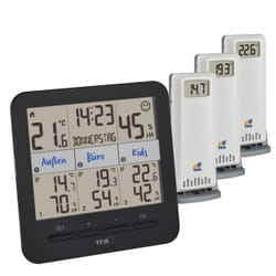 TFA-Dostmann 30.3075.01 hygromètre et psychromètre Intérieure Hygromètre électronique Noir