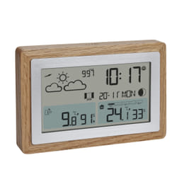 TFA-Dostmann Oak Chêne, Argent Batterie
