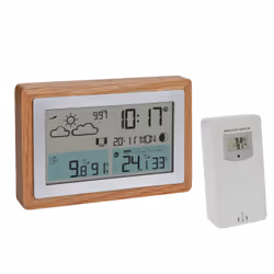 TFA-Dostmann Oak Chêne, Argent Batterie