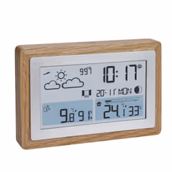 TFA-Dostmann Oak Chêne, Argent Batterie