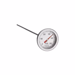 TFA DOSTMANN 14.1035.60 THERMOMÈTRE DE FOUR PROFESSIONNEL EN ACIER INOXYDABLE AVEC LONGUE SONDE DE TEMPÉRATURE (30 CM), PIÈCE ...