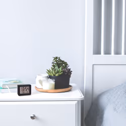TFA-Dostmann 60.2044.01 réveille-matin Réveil à quartz Noir - Vue supplémentaire 5