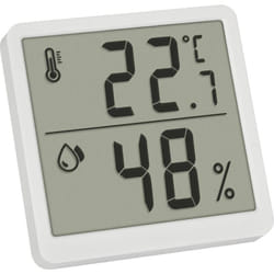 Digitales Thermo-Hygrometer Thermo-hygromètre blanc 1 pc(s) - Tfa Dostmann