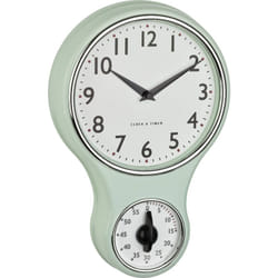 Tfa Dostmann - Horloge murale 60.3073.20 à quartz, mécanique 196 mm x 58 mm x 300 mm menthe, vert Y819733