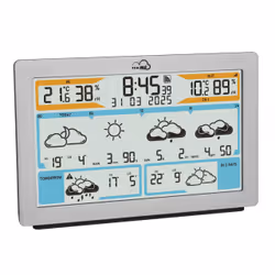 TFA-Dostmann TFA.me Argent LCD Batterie Wifi