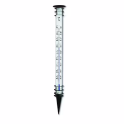 TFA-Dostmann 12.2002, Thermomètre liquide, Extérieure, Noir, Blanc, Métal, Sol, °C