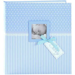 Goldbuch Babyalbum Sweetheart album photo et protège-page Bleu 60 feuilles