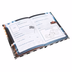 Goldbuch Freundebuch Racing bloc-notes A5 88 feuilles Noir, Rouge, Blanc