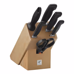 ZWILLING 35066-000-0, Bloc de couteaux/coutellerie, Acier forgé, Plastique, Bois, Acier inoxydable, Bois