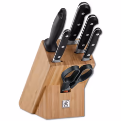 ZWILLING 35621-004-0, Jeu de couteaux/coutellerie, Acier inoxydable, Plastique, Bambou, Acier inoxydable, Bois