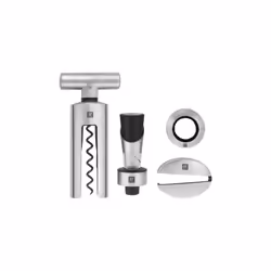 ZWILLING Sommelier Set, Tire-bouchon, Collier anti-gouttes, Coupe-capsule, Verseur, 190 mm, 210 mm, 50 mm