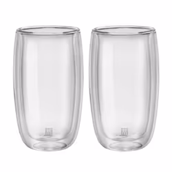 ZWILLING 39500-078, Transparent, Verre borosilicate, Rond, 2 pièce(s), Claire, 350 ml