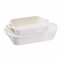 Staub Ceramique, Rectangulaire, -20 °C, 300 °C, Ivoire, Vitrocéramique, 270 mm