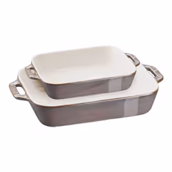 Staub Ceramique, Rectangulaire, -20 °C, 300 °C, Gris, Vitrocéramique, 270 mm