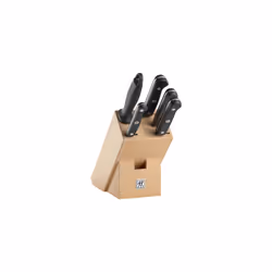 ZWILLING Gourmet, Bloc de couteaux/coutellerie, Acier inoxydable, Plastique, Bois, Acier inoxydable, Noir