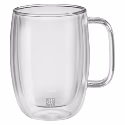 ZWILLING 39500-114, Transparent, Verre borosilicate, Rond, 2 pièce(s), Claire, 450 ml