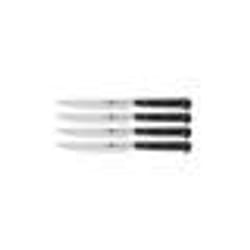 ZWILLING Set de Couteaux À Steak (4 pièces), Longueur : 29 cm, Acier Formule Spéciale, Manche Noir, série Steak-Sets - TU