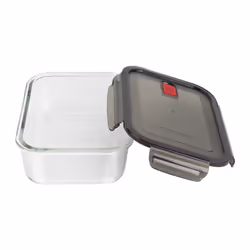 ZWILLING 39506-002, Boîte, Rectangulaire, 1,4 L, Noir, Transparent, Verre, Plastique, 280 °C