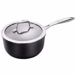 ZWILLING Forte, 2,5 L, Rond, Noir, Aluminium, Titane extrême, Vitrocéramique, Gaz, Halogène, Induction, Plaque étanche