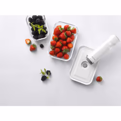 ZWILLING FRESH & SAVE Rectangulaire Boîte Gris, Transparent 3 pièce(s)