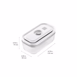ZWILLING FRESH & SAVE Rectangulaire Boîte Gris, Transparent 3 pièce(s) - Vue supplémentaire 9