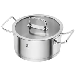 ZWILLING Pro - Faitout avec Couvercle en Verre (24 cm) - Acier Inoxydable