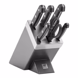ZWILLING Gourmet, Bloc de couteaux/coutellerie, Plastique, Acier inoxydable, Gris, Noir, Allemagne