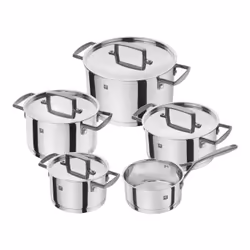 ZWILLING Bellasera, Ensemble d’ébullition, Argent, Acier inoxydable, Noir, Acier inoxydable, Acier inoxydable