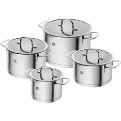 ZWILLING TrueFlow, Acier inoxydable, Acier inoxydable, Vitrocéramique, Gaz, Halogène, Induction, Acier inoxydable, Acier inox ...