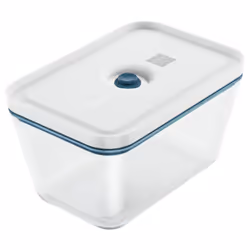 ZWILLING Fresh & Save, contenant, Rectangulaire, Transparent, Blanc, Verre, -18 - 180 °C, Plastique