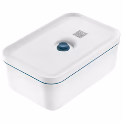 ZWILLING Fresh & Safe, contenant, Rectangulaire, 1,3 L, Bleu, Blanc, Plastique, 97 °C