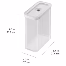 ZWILLING 1025128 boîte hermétique alimentaire Rectangulaire contenant Transparent, Blanc 3 pièce(s) - Vue supplémentaire 2
