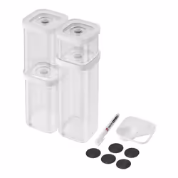ZWILLING 1025971, contenant, Rectangulaire, 2,445 L, Transparent, Blanc, Plastique, -10 - 90 °C