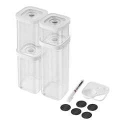 ZWILLING 1025971 Rectangulaire contenant 2,445 L Transparent, Blanc 6 pièce(s)