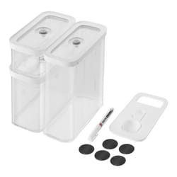 ZWILLING 1026082 Rectangulaire contenant 5,4 L Transparent, Blanc 5 pièce(s)