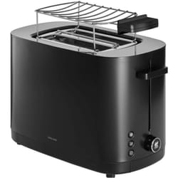 Zwilling - Grille-pain avec support à petits pains, 2 fentes courtes Noir eu Enfinigy Noir