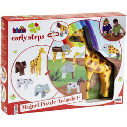 Animaux magnétiques - KLEIN - 0065 - 4 grands animaux Funny Puzzle boîte ouverte - 16 pièces - Dès 12 mois