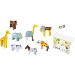 Animaux magnétiques - KLEIN - 0066 - 8 grands animaux Funny Puzzle boîte fermée - 32 pièces - Dès 12 mois