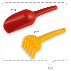 Theo Klein Aqua Action - Set Pelle Creuse Et Râteau À Sable
