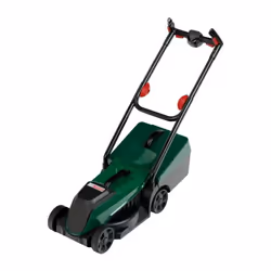 Bosch Garten Rasenmäher Räder mit mechanischem Knattergeräusch mit entnehmbaren Grasfangbehälter Made in Germany